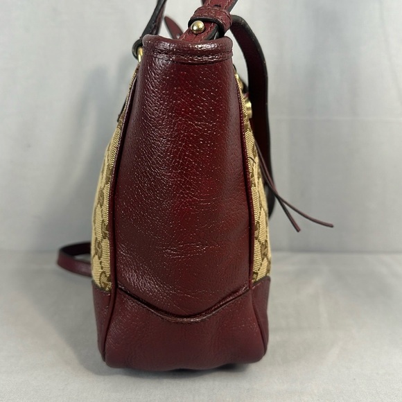 Gucci Beige/Brown GG Bree Top Handle Bag - Picture 4 of 11